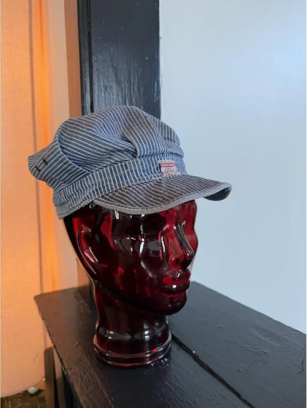 big mac 1960s conductor hickory striped hat
